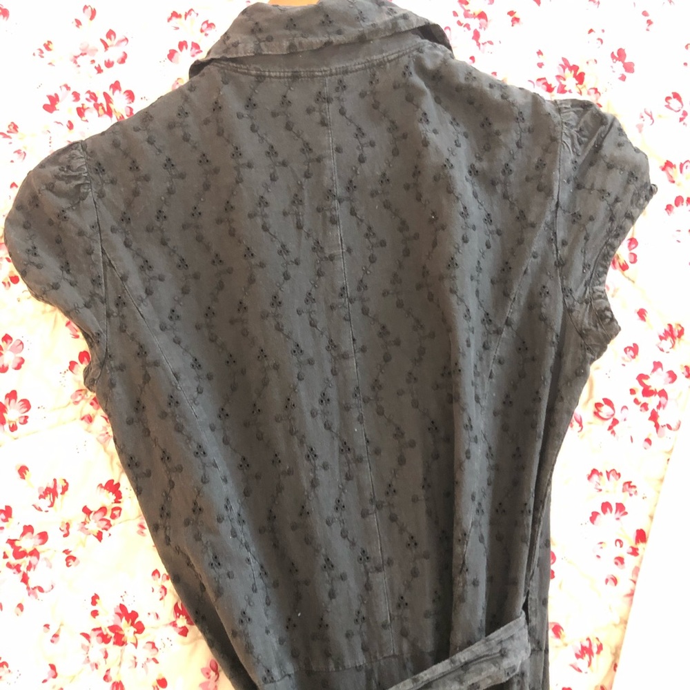 Zara Wrap Midi Eyelet Dress - Picture 7 of 7